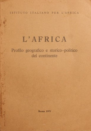 Africa. Geographical and historical-political profile of the continent