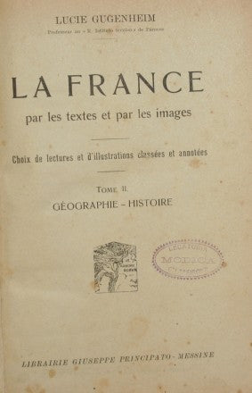La Francia por los textos y por las imágenes