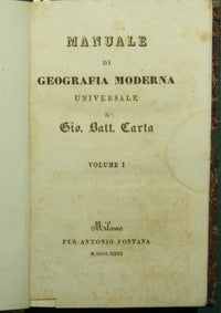 Manual of modern universal geography. Vols. I-II