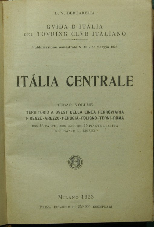 Italia centrale. Vol. III