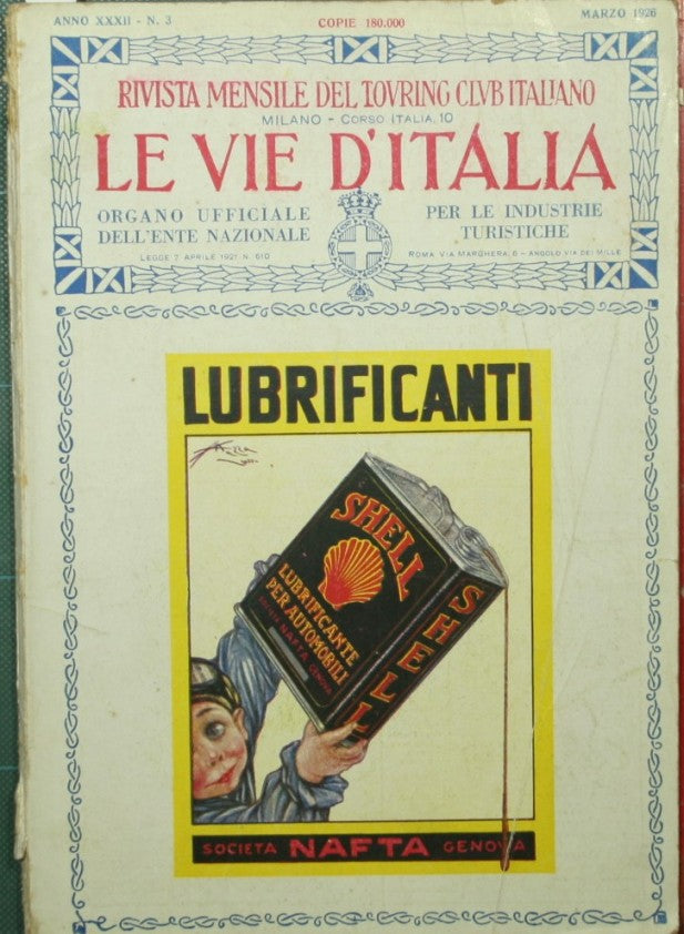 Le vie d'Italia. Marzo 1926