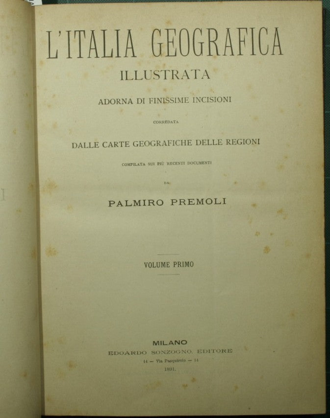 L'Italia geografica illustrata