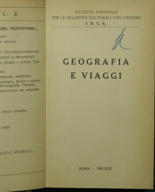 Geografia e viaggi