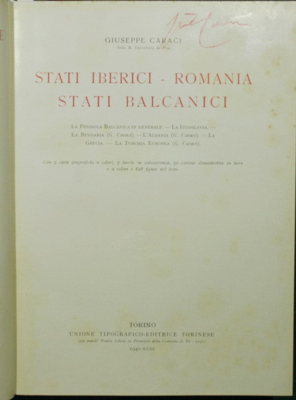 Stati iberici. Romania. Stati balcanici