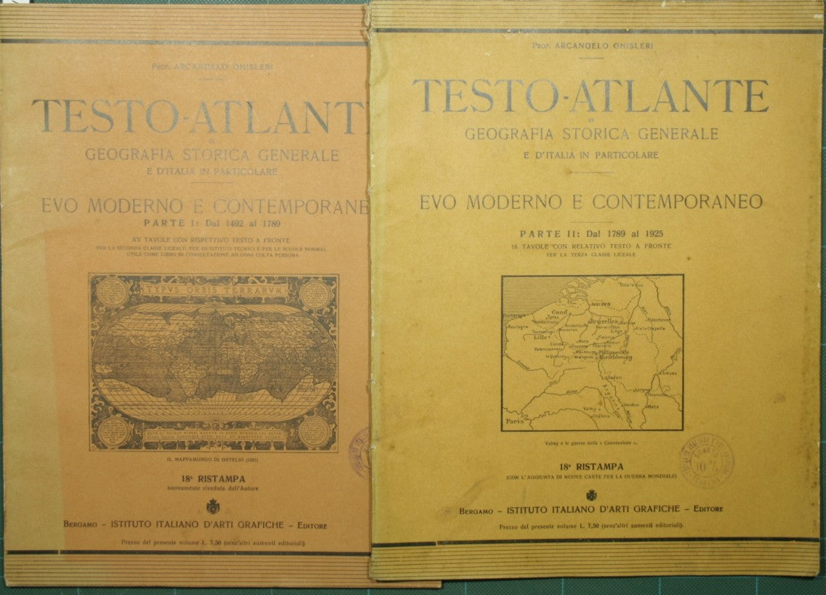 Testo Atlante di geografia storica generale e d'Italia in particolare - Evo moderno e contemporaneo
