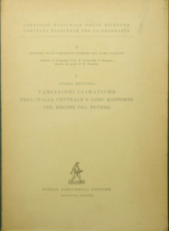 Climatic variations in central Italy and their relationship with the Tiber regime
