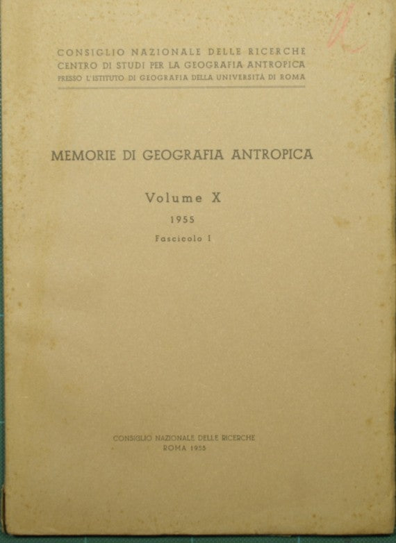 La Valle Aurina. Memorie di geografia antropica