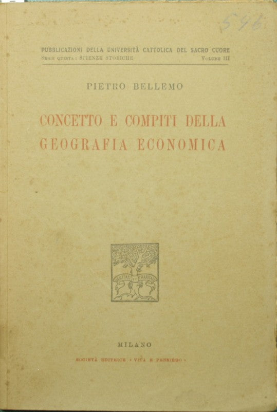 Concept and tasks of economic geography