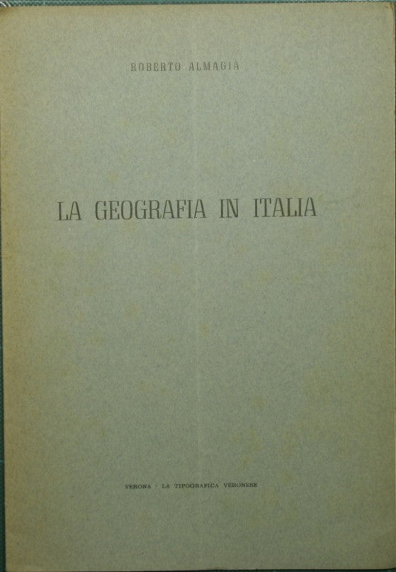 La geografia in Italia
