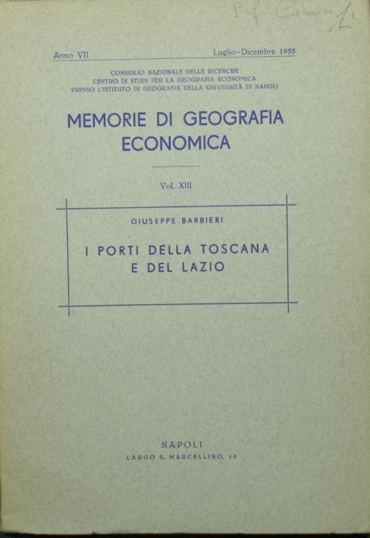 I Porti della Toscana e del Lazio
