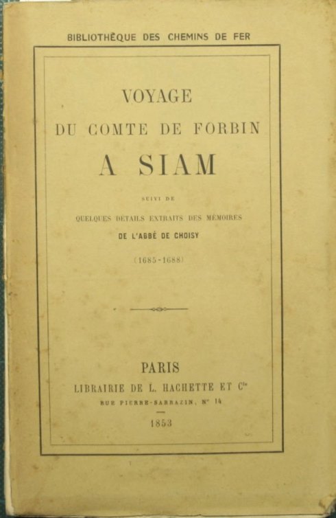 Viaje del conde de Forbin a Siam