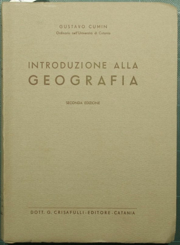 Introduzione alla geografia