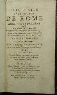 Itineraire instructif de Rome ancienne et moderne. Vol. II