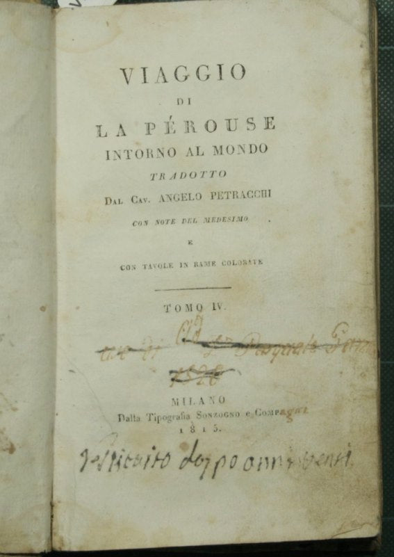 El viaje de La Perouse alrededor del mundo. Volumen IV