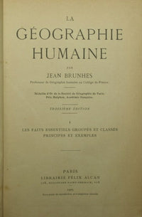 La geographie humaine