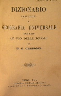 Pocket dictionary of universal geography