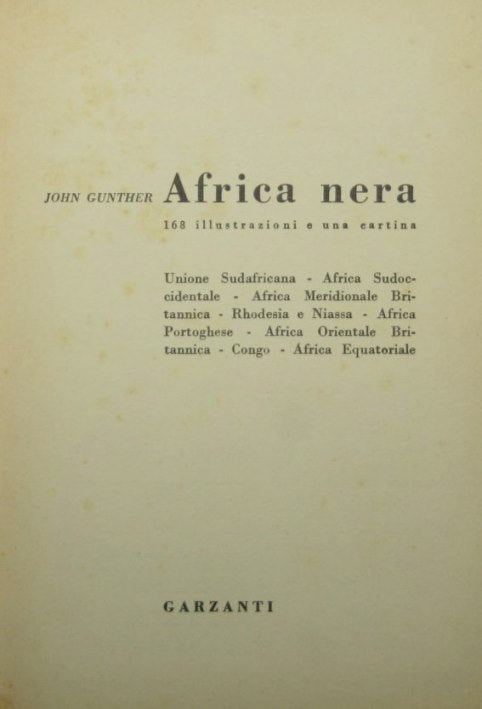 Africa nera