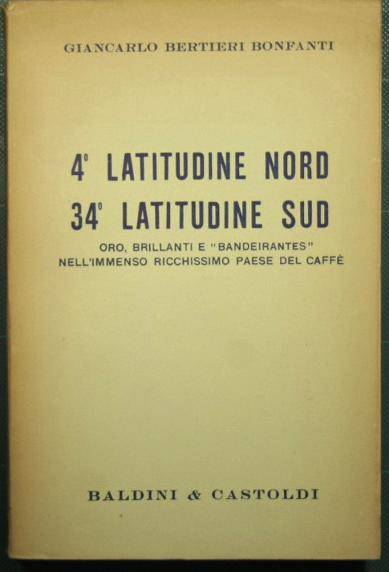 4° latitudine nord 34° latitudine sud