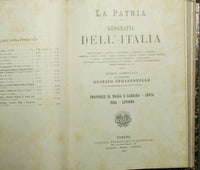 La patria - Geografia dell'Italia - Provincia di Perugia; Provincie di Massa e Carrara, Lucca, Pisa, Livorno