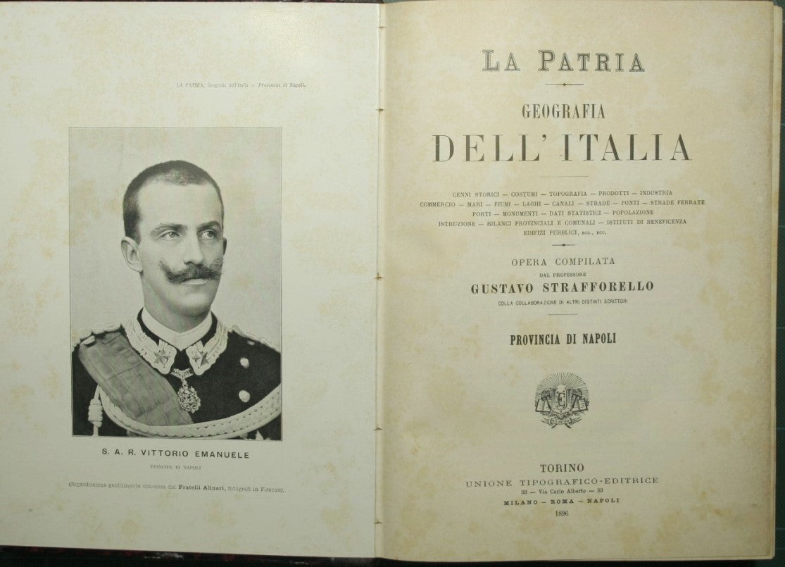 La patria - Geografia dell'Italia - Provincia di Napoli; Provincia di Pavia