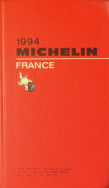 Guida Michelin Francia 1994.