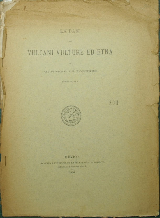 La basi dei vulcani Vulture ed Etna