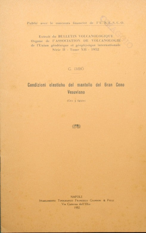 Condizioni elastiche del mantello del Gran Cono Vesuviano